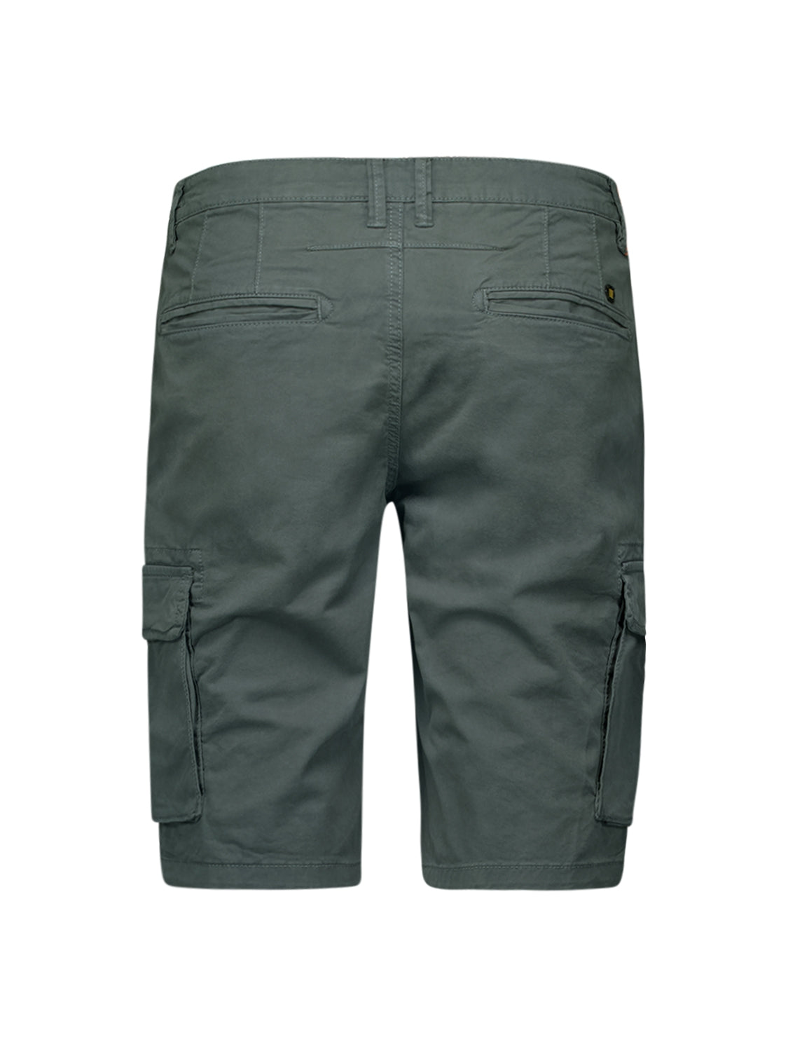 Short Cargo Garment Dyed + Stone Washed Stretch | Steel
