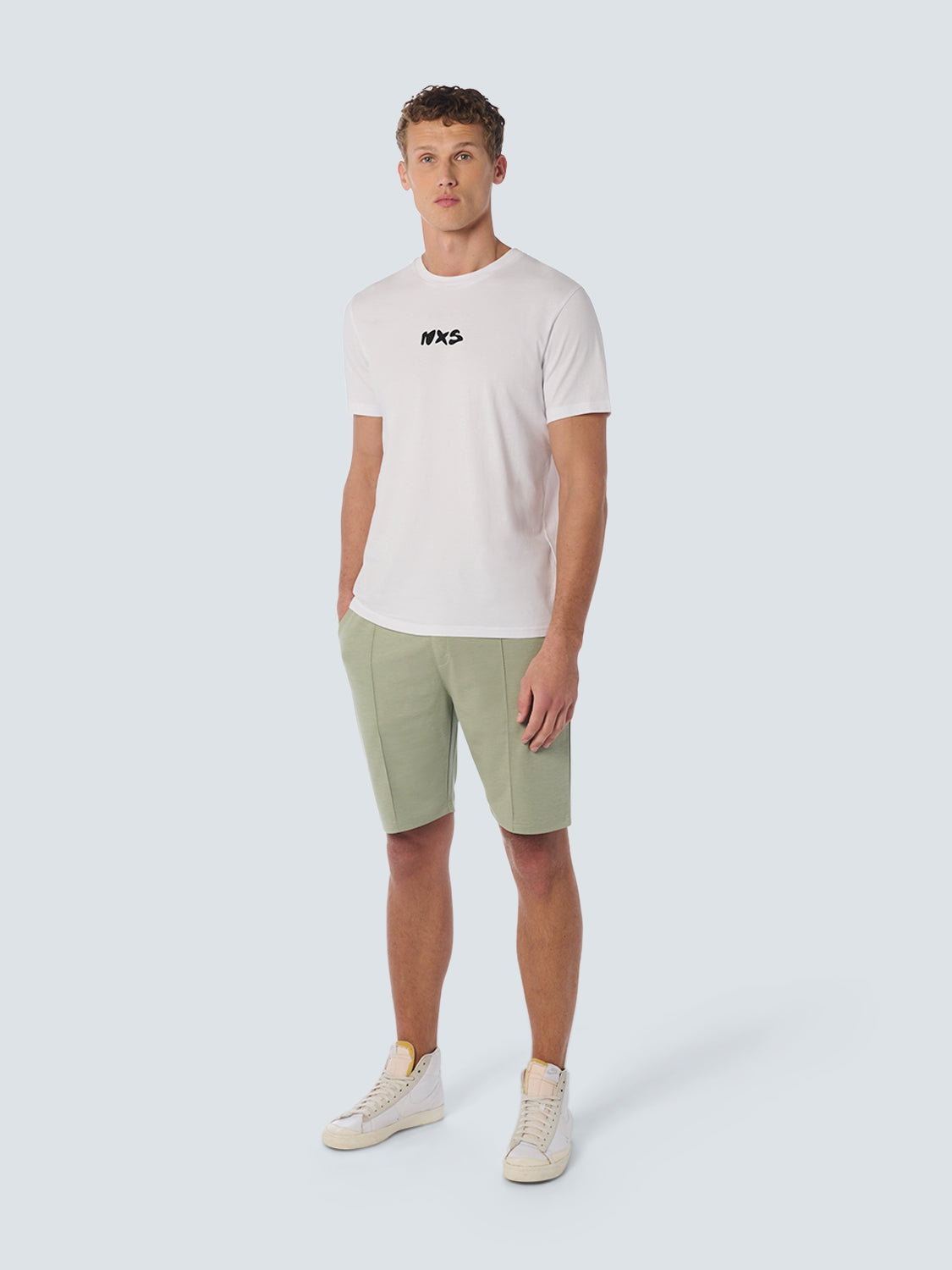 Short Jersey Melange | Smoke