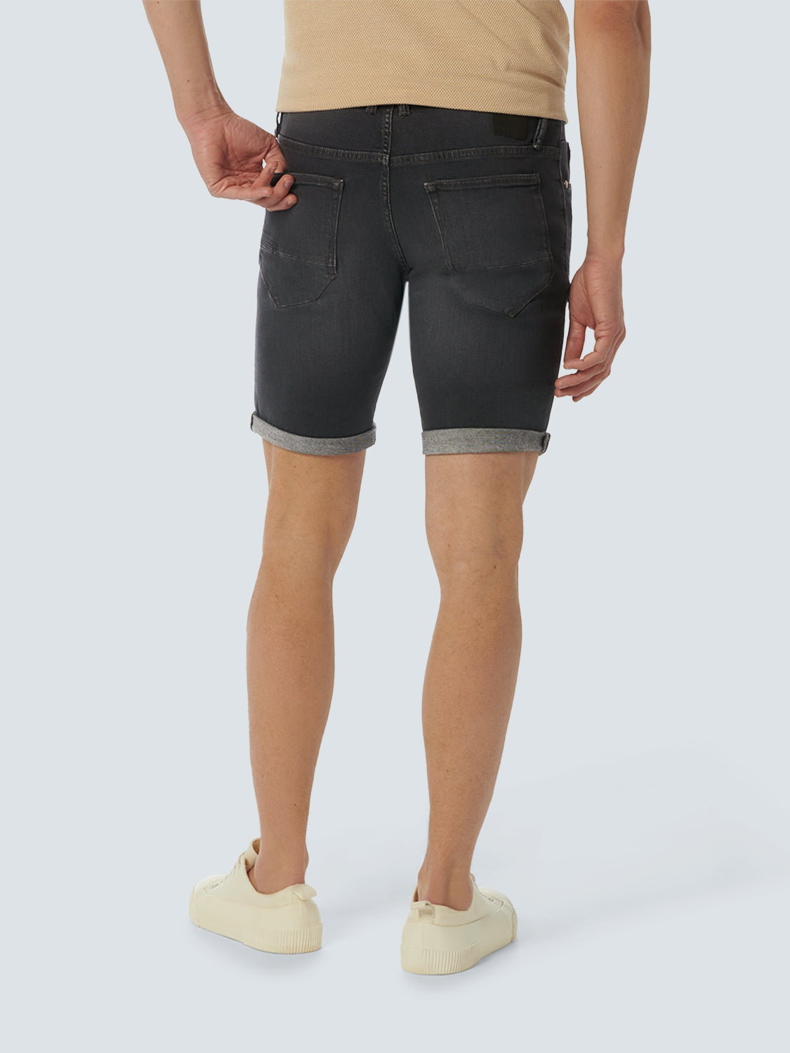 Short Denim Stretch | Black Denim