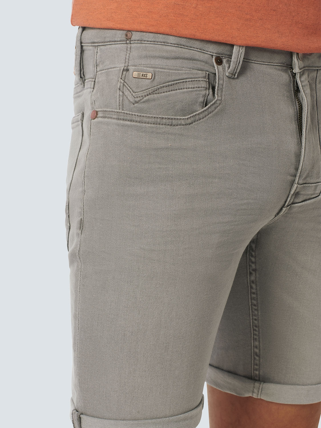 Short Denim Stretch | Grey Denim