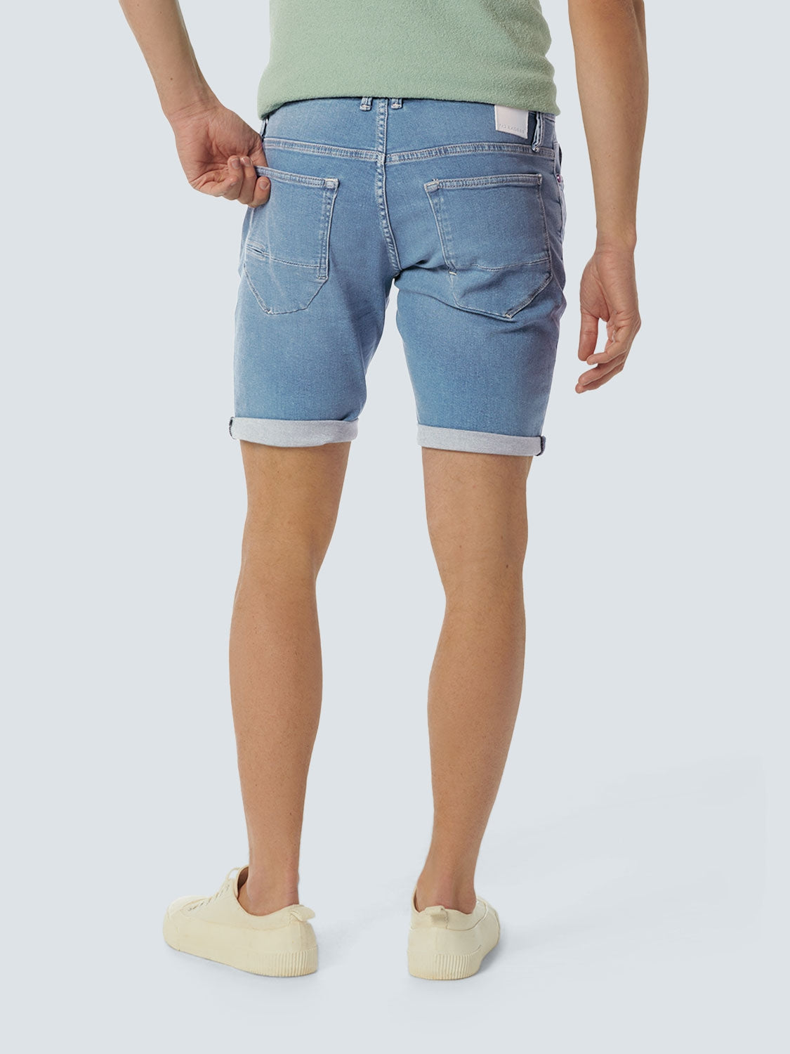 Short Denim Stretch | Bleach Denim