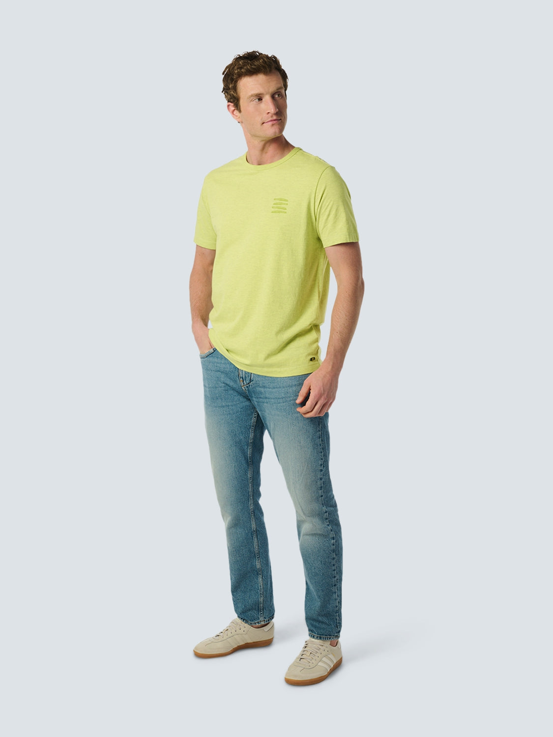 Stylish T-shirt with Playful Design | Lime