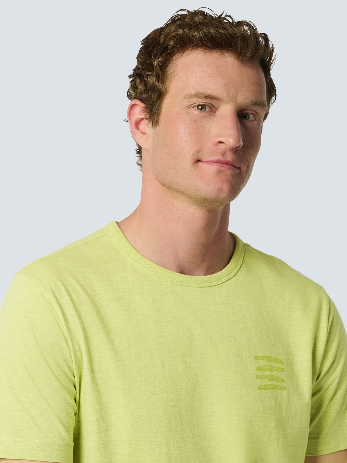 Stylish T-shirt with Playful Design | Lime