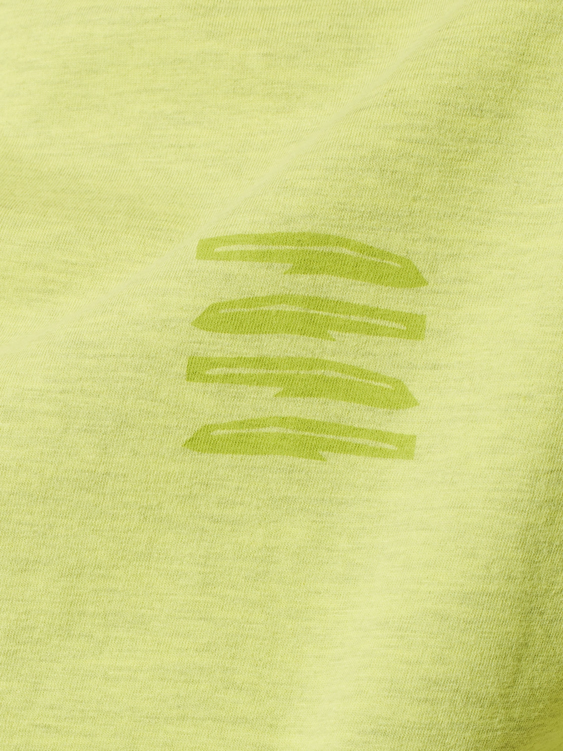 Stylish T-shirt with Playful Design | Lime