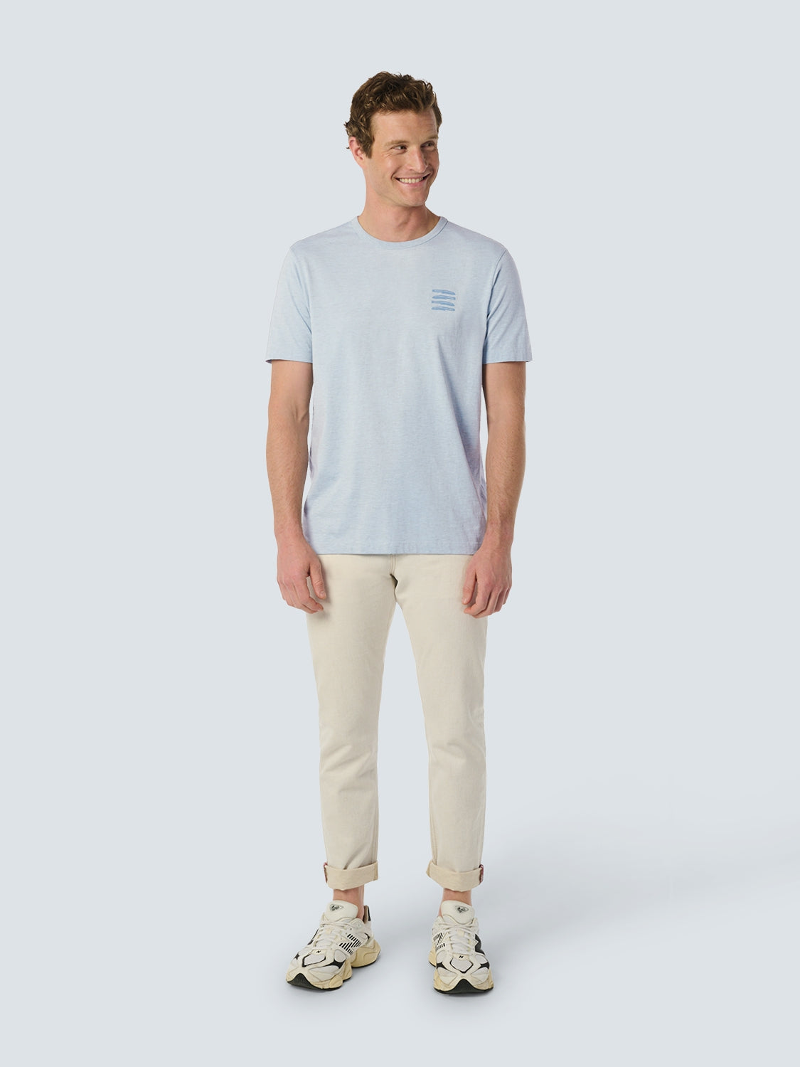 Stylish T-shirt with Playful Design | Sky