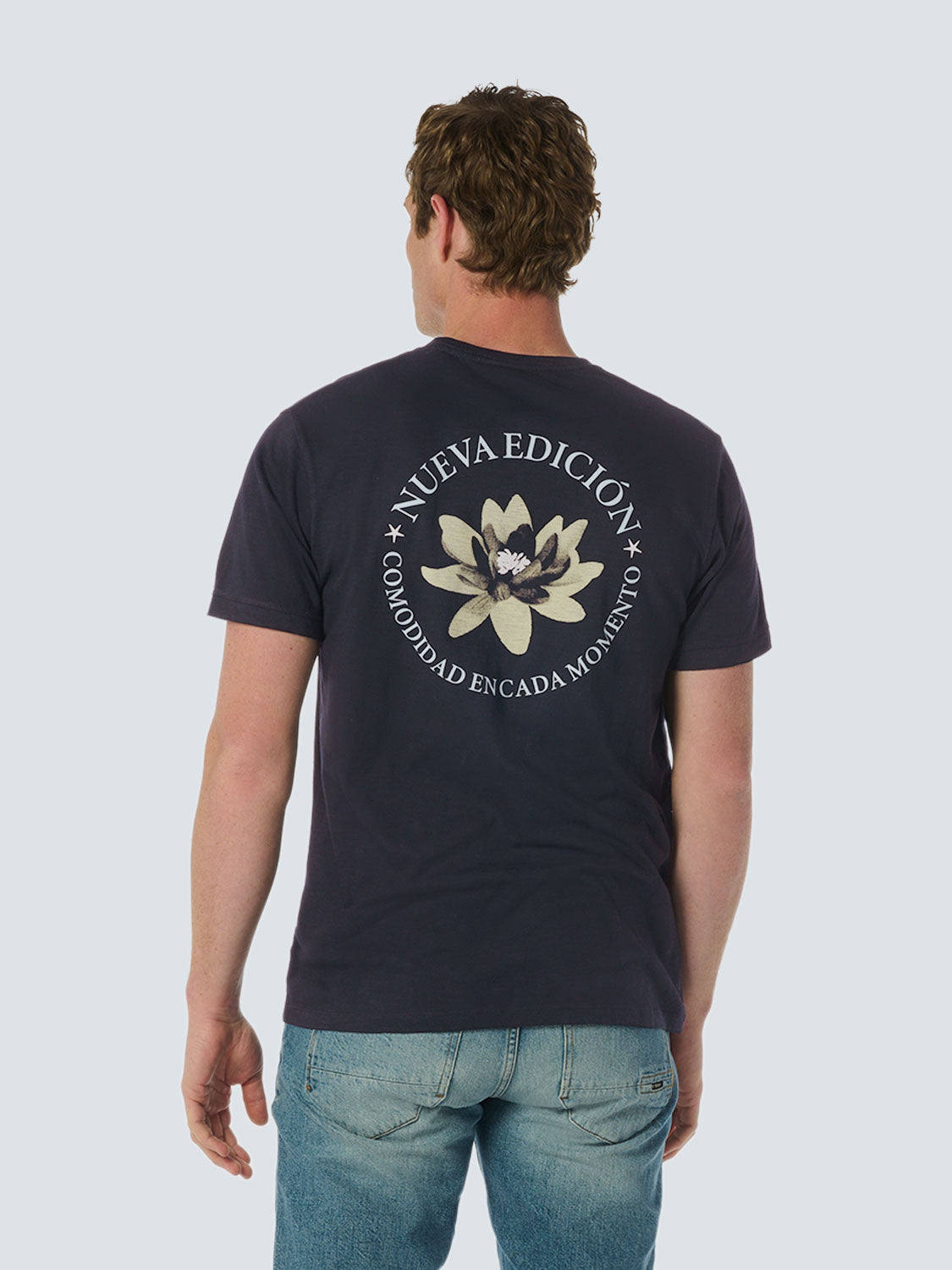 T-shirt with Lotus Flower Design - Comfort and Elegant Style | Night
