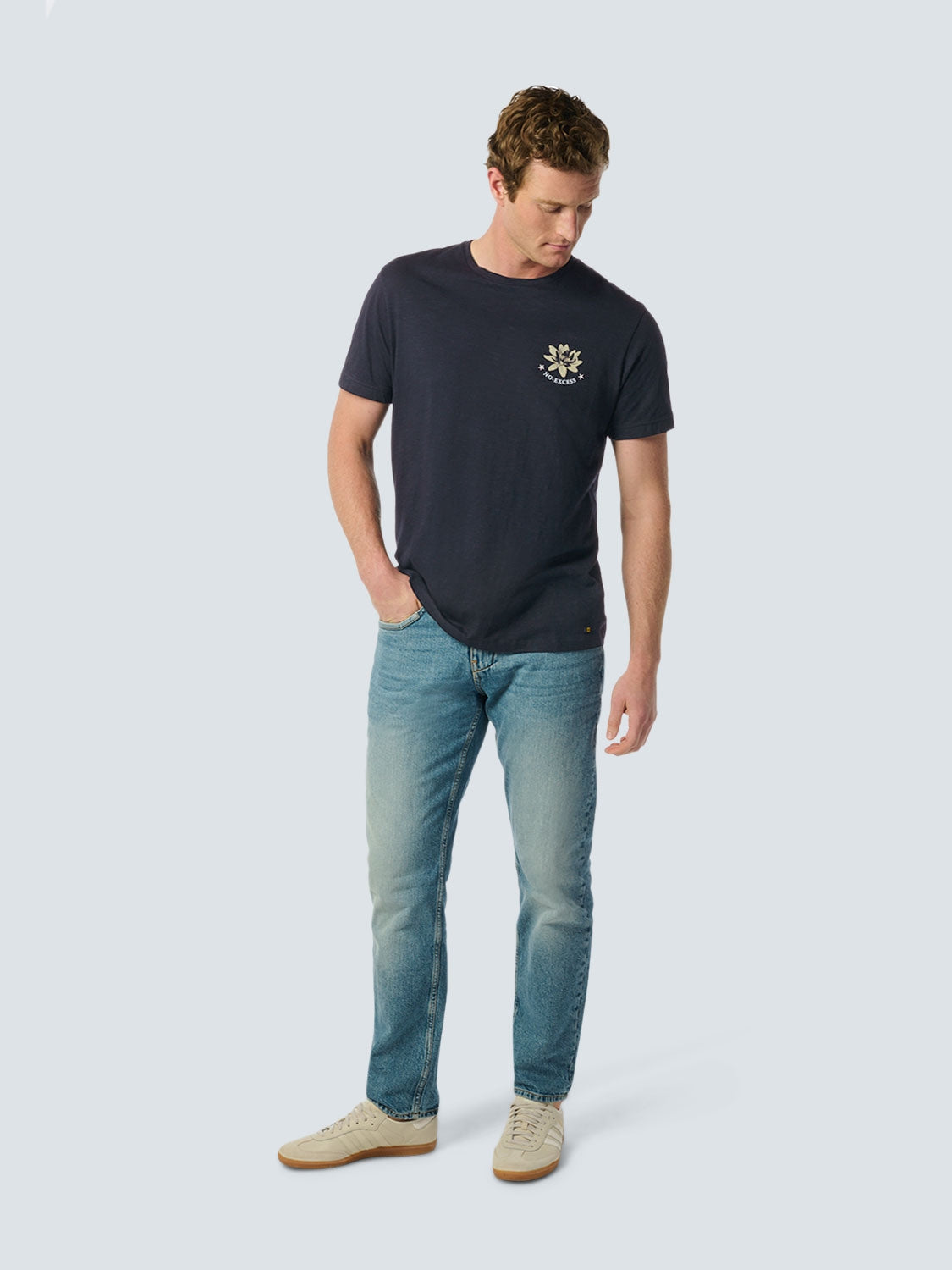 T-shirt with Lotus Flower Design - Comfort and Elegant Style | Night