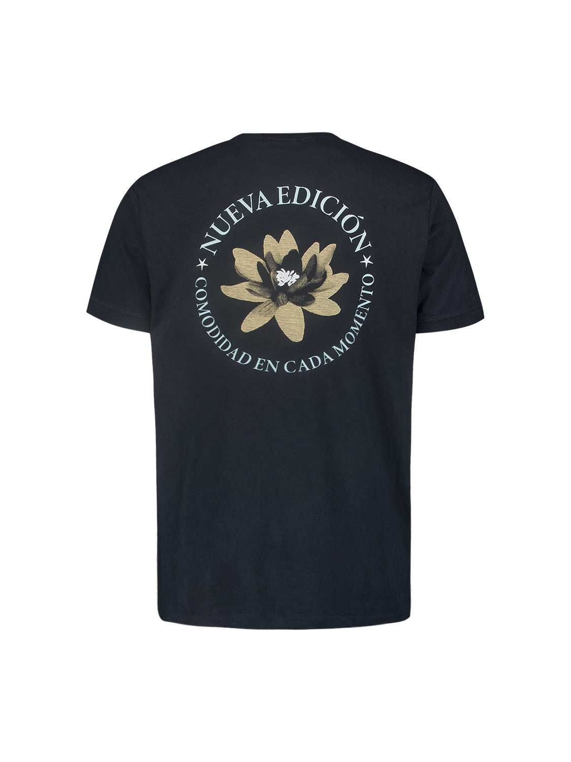 T-shirt with Lotus Flower Design - Comfort and Elegant Style | Night