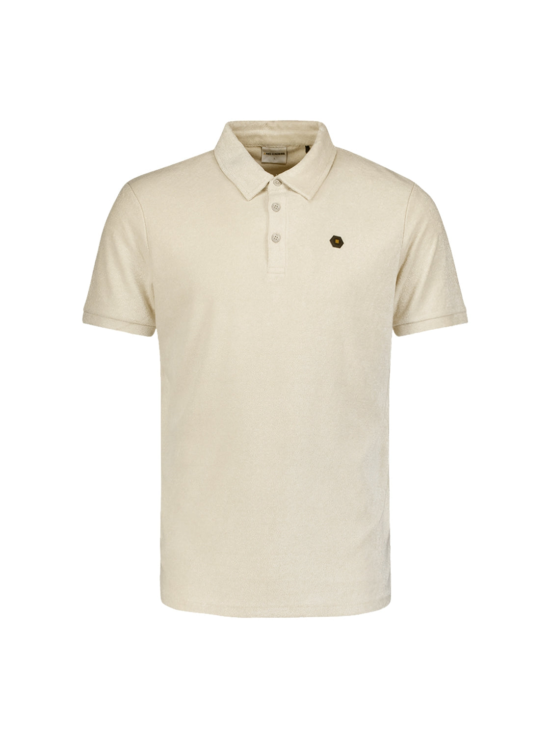 Neutral Men's Polo in Soft Terry Cloth | Cement