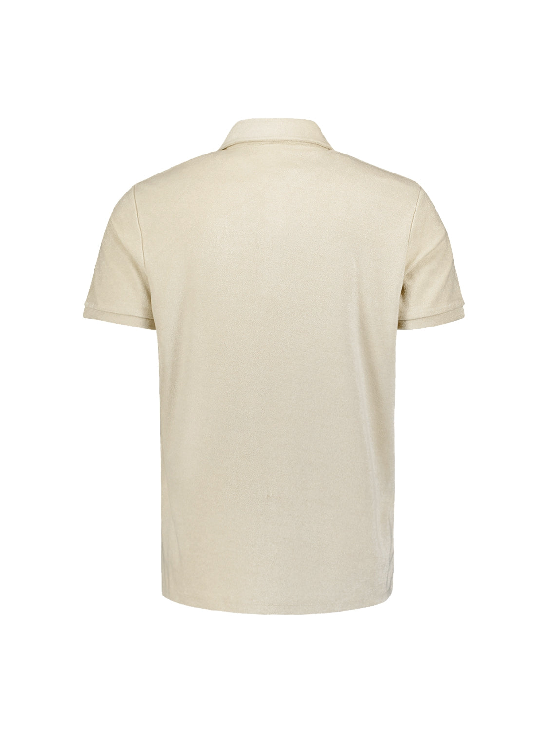 Neutral Men's Polo in Soft Terry Cloth | Cement