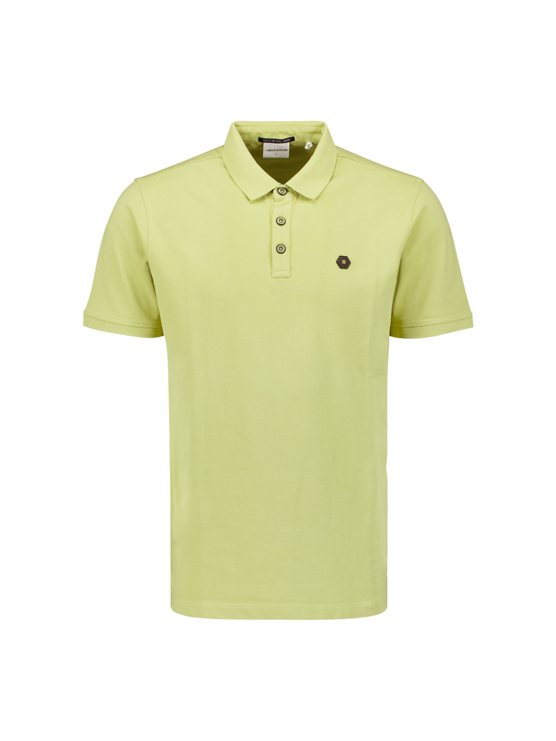 Cotton Polo with Stretch - Timeless Favorite for Any Occasion | Lime