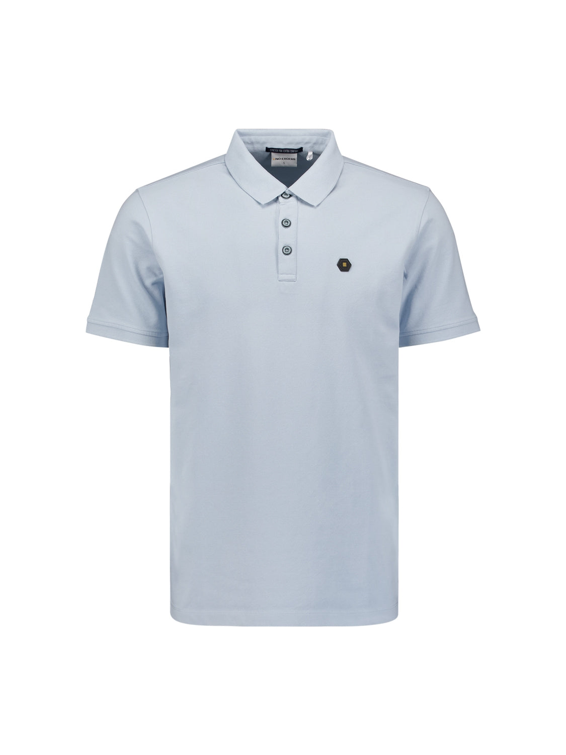 Cotton Polo with Stretch - Timeless Favorite for Any Occasion | Sky