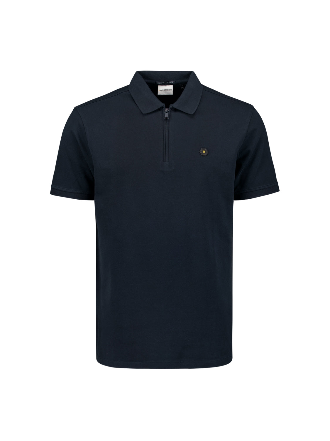 Sleek Polo Shirt with Stretch and Minimalist Design | Night