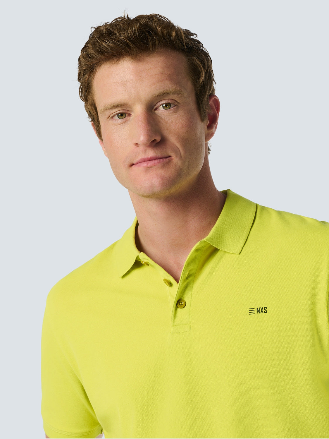 Stylish Polo with Timeless Design and Breathable Stretch Material | Lime