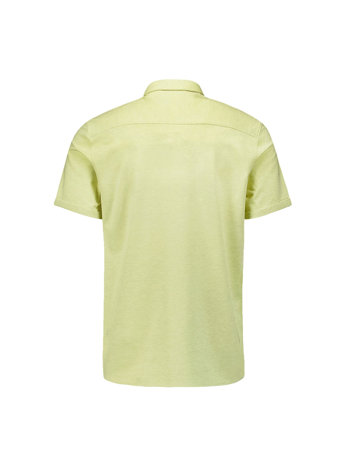 Jersey Shirt with Melange Texture - Timeless Style for Every Occasion | Lime