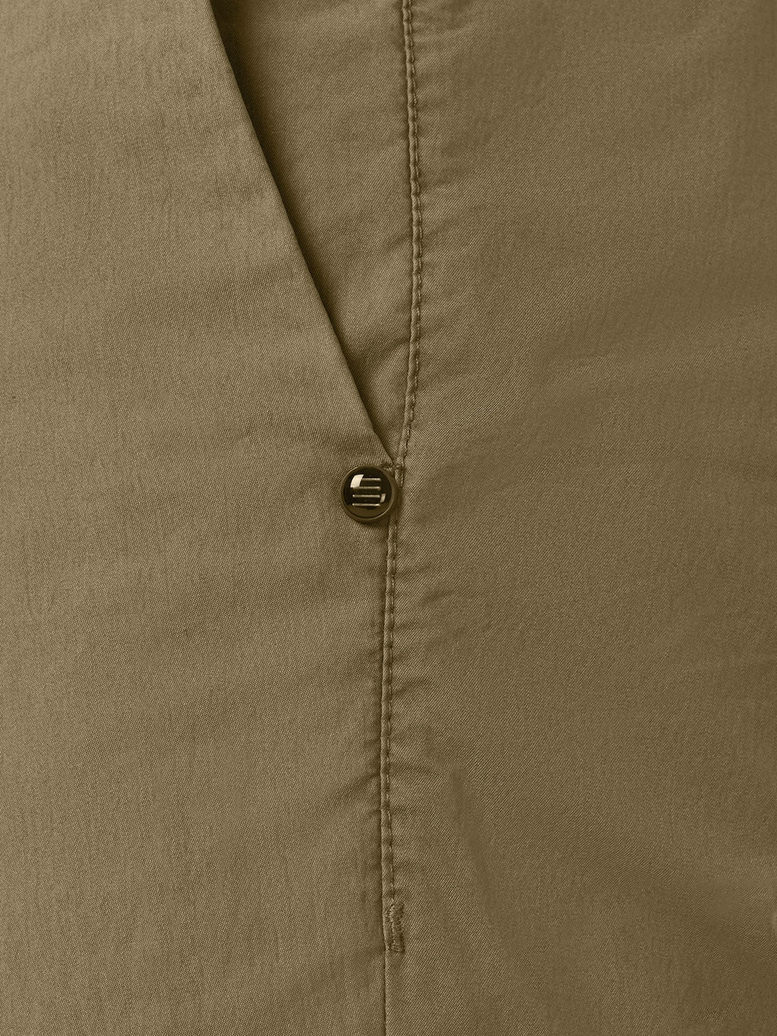Leisure Short with Stretch and Elastic Band | Taupe