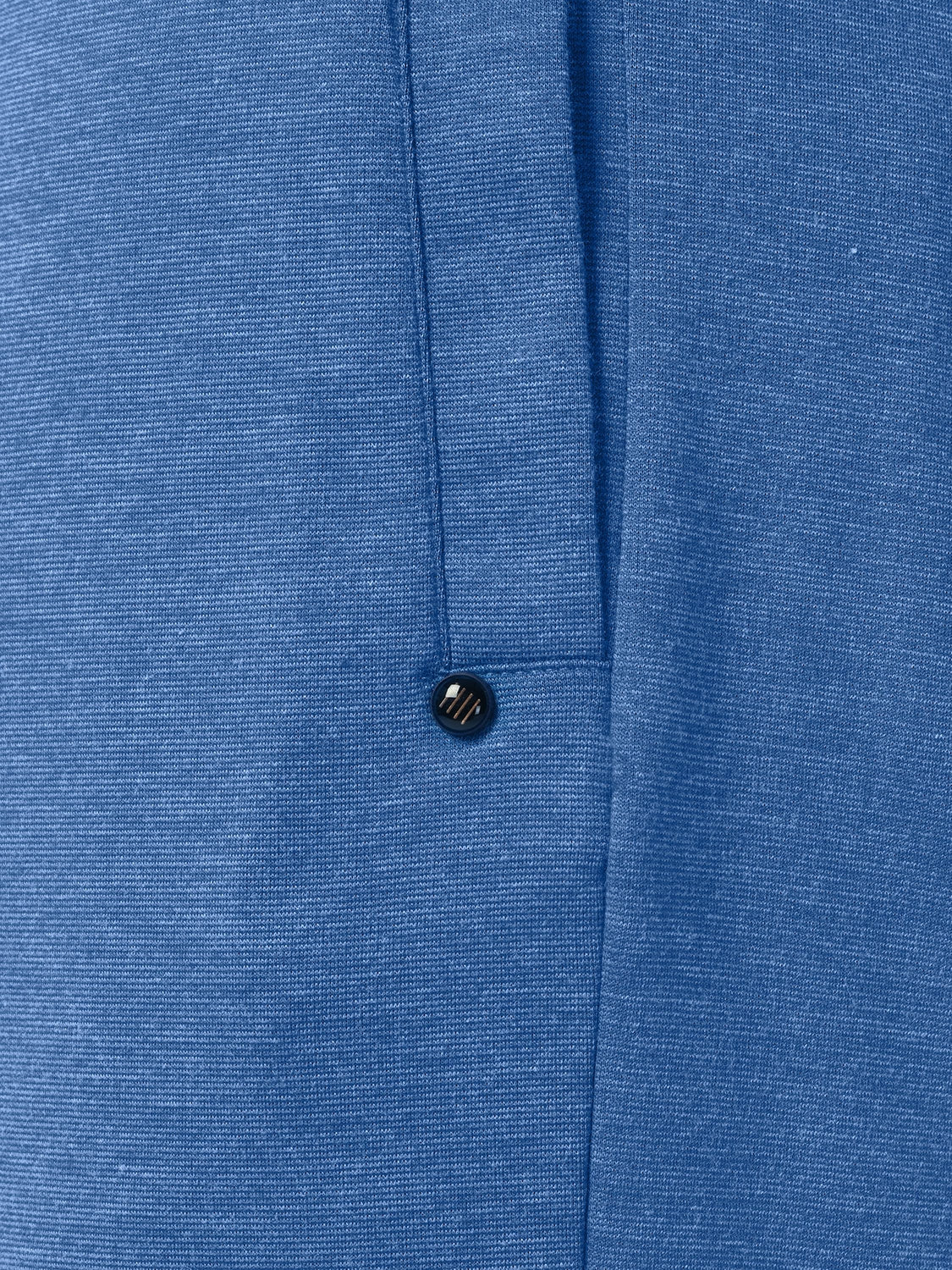 Relaxed Jersey Short with Elastic Waistband and Drawstring | Cobalt