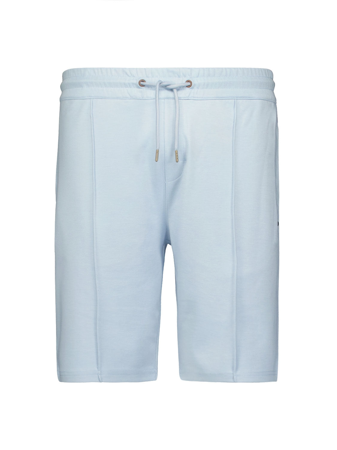 Relaxed Jersey Short with Elastic Waistband and Drawstring | Sky