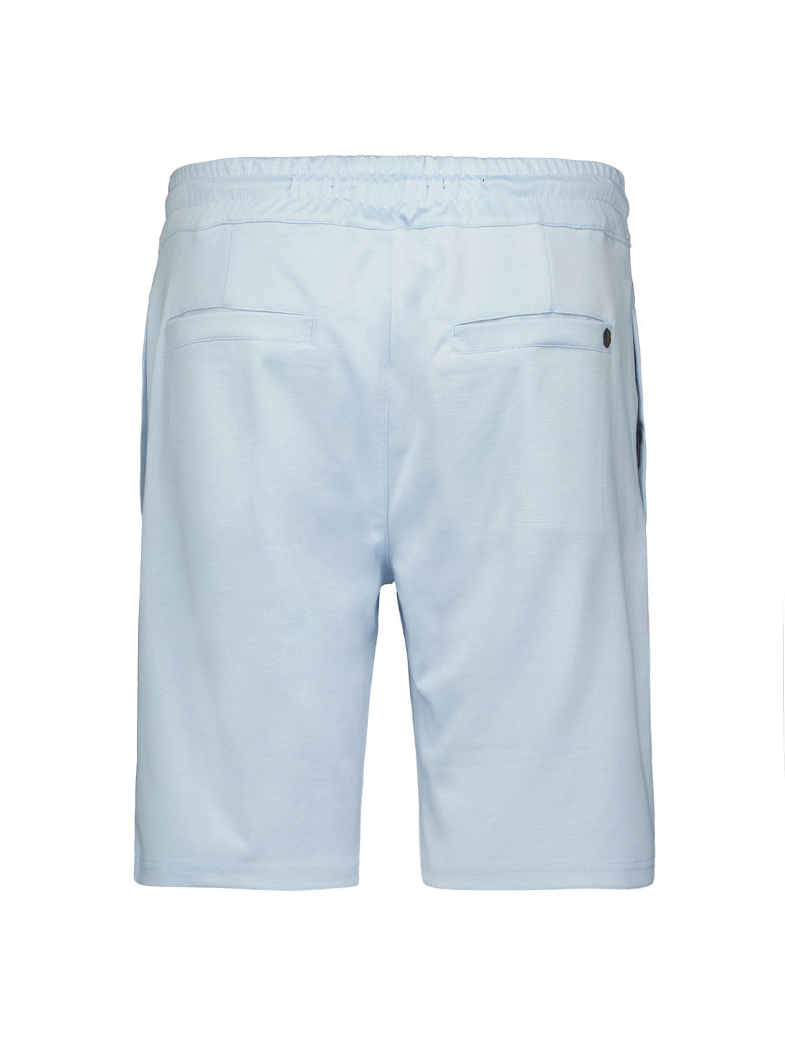 Relaxed Jersey Short with Elastic Waistband and Drawstring | Sky