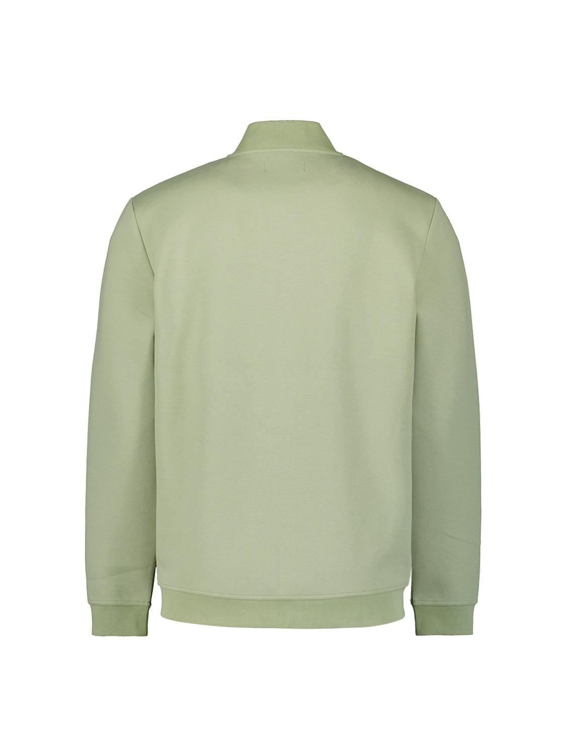 Stylish Vest with Bomber Collar and Piqué Material | Smoke