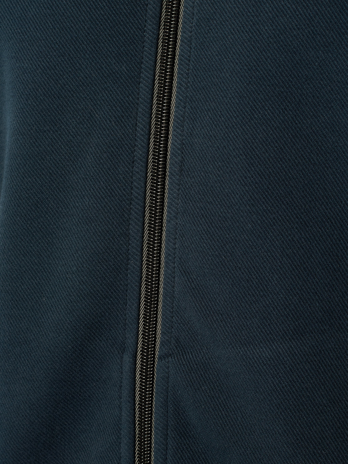 Vest with Twill Jacquard and Zipper | Night