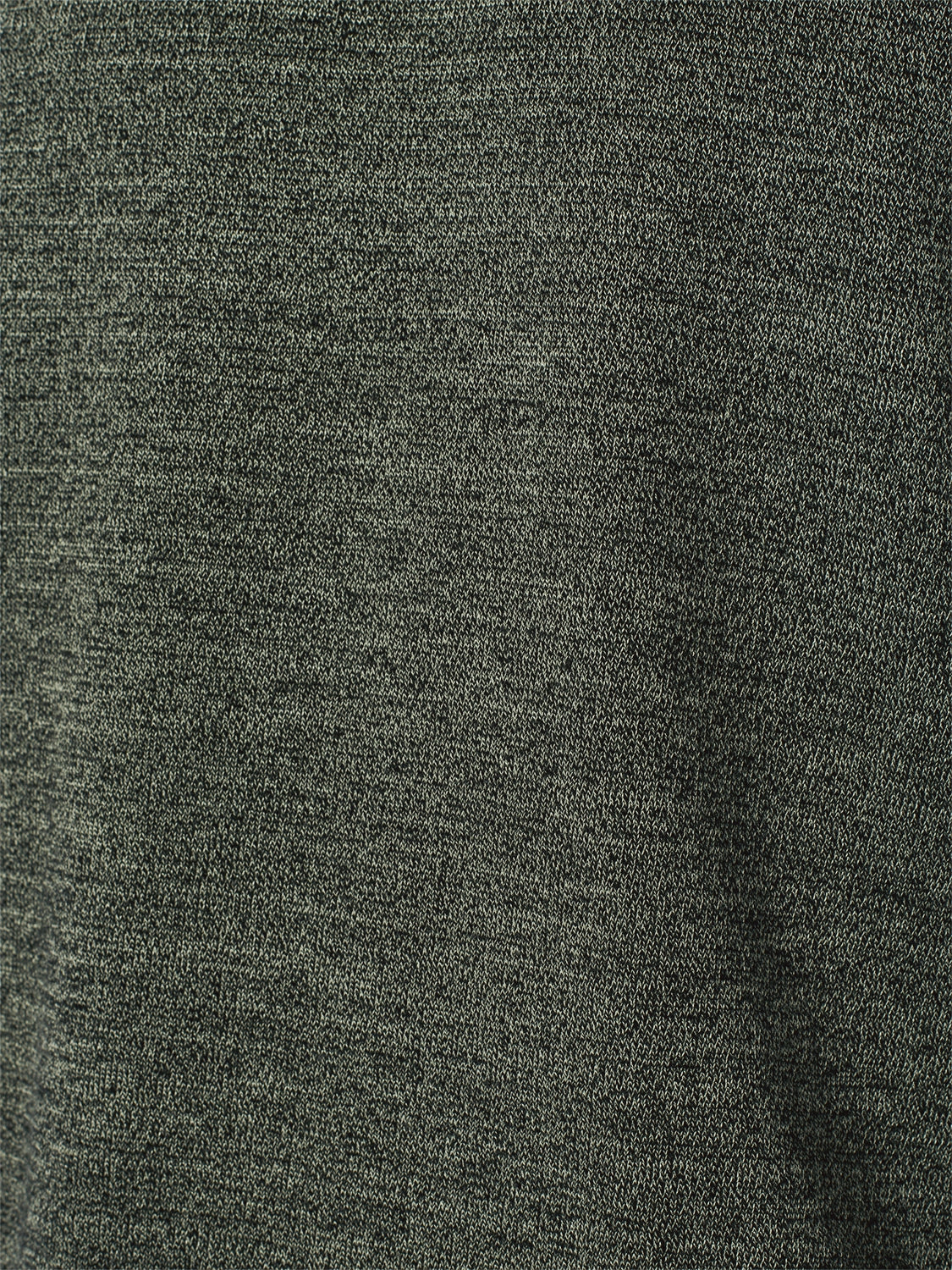 Round Neck Pullover: Two-Tone Melange and Comfortable Fit | Smoke