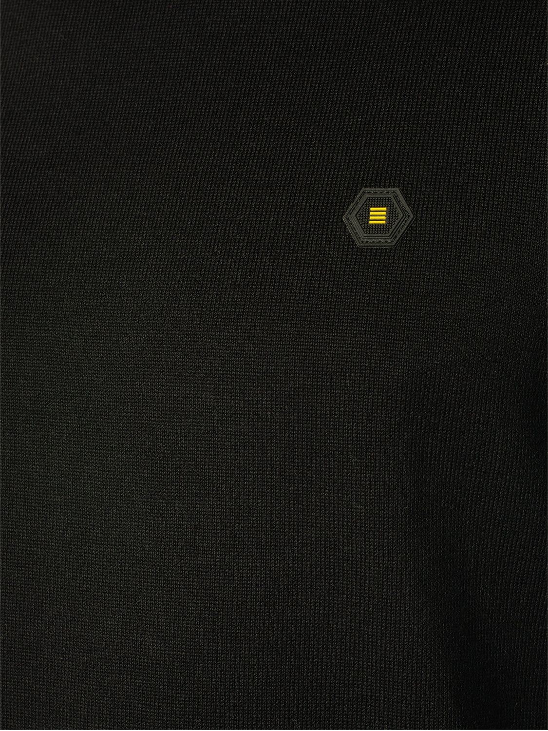 Two-Tone Melange Turtleneck: Elegant Warmth and Timeless Style | Black