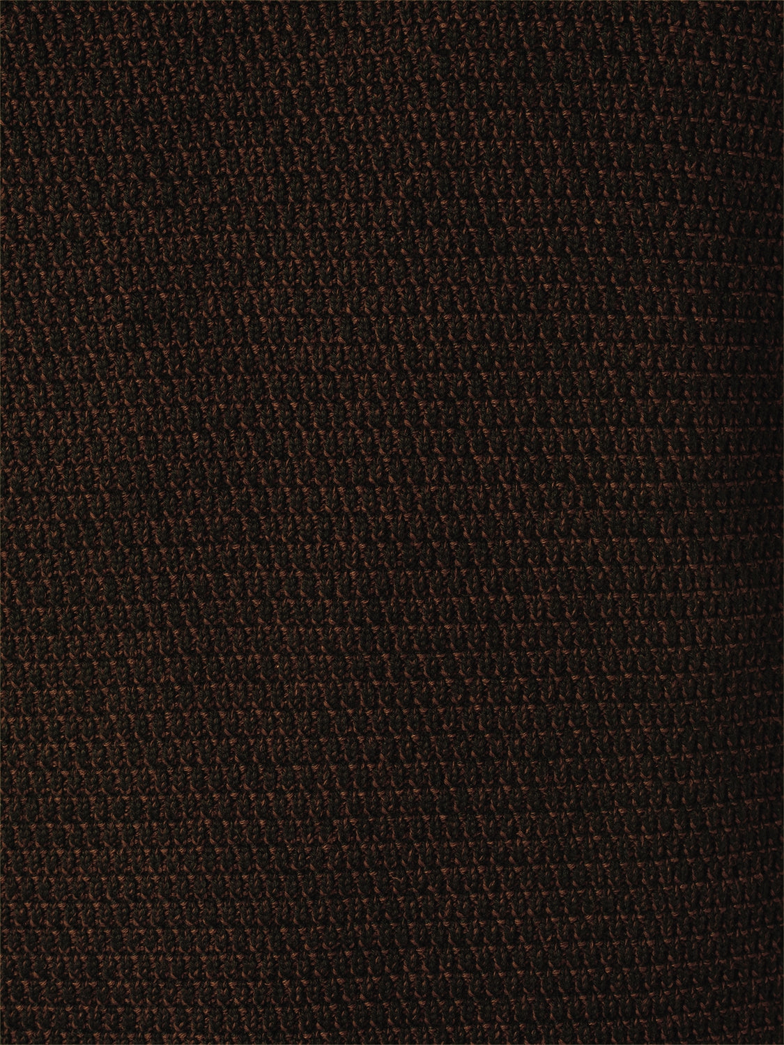 Half-Zip Knit in Two-Tone Mélange: Stylish Warmth and Versatility | Brown