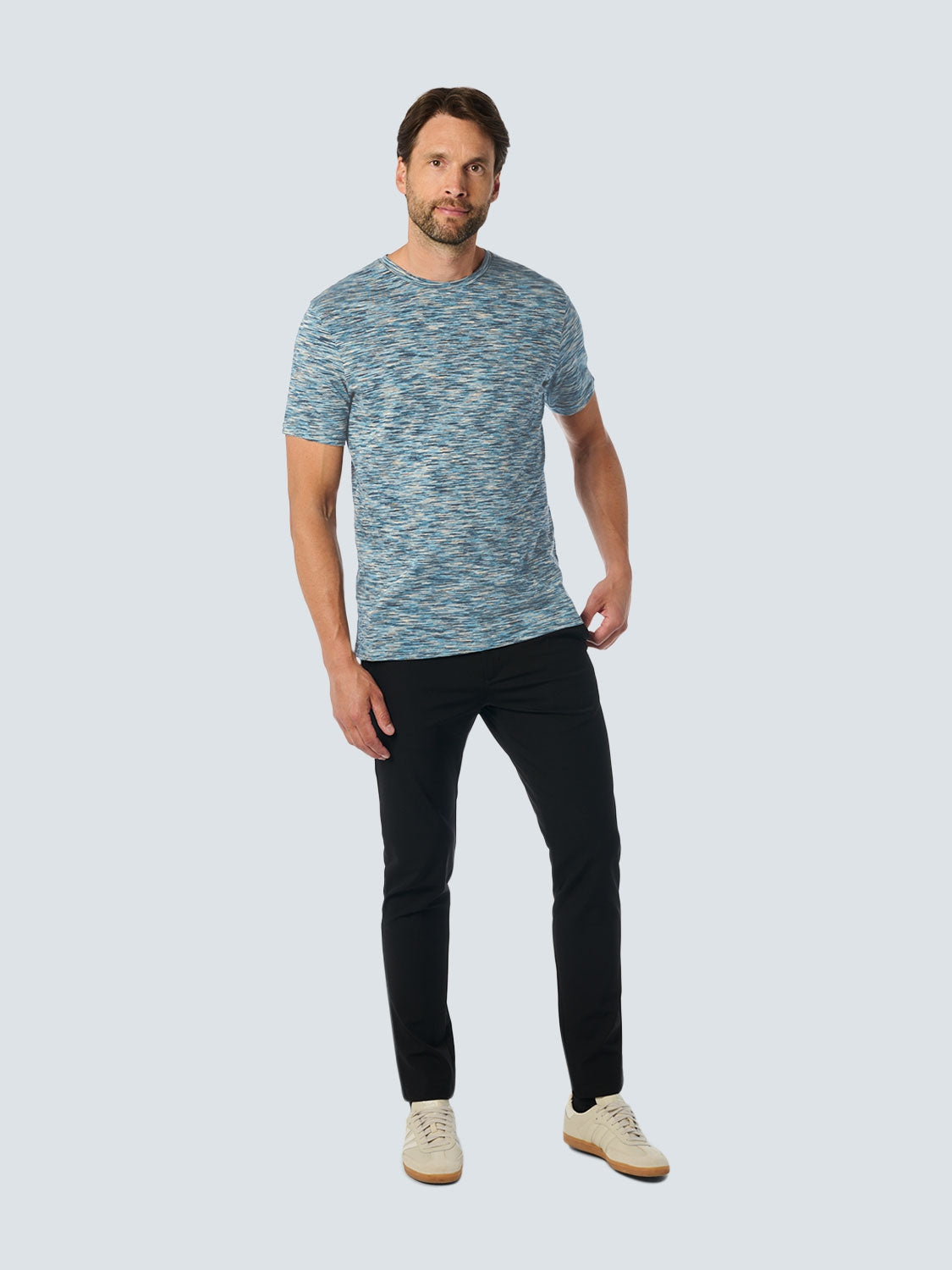 T-shirt with Vibrant Striped Print for Summerv | Cloud