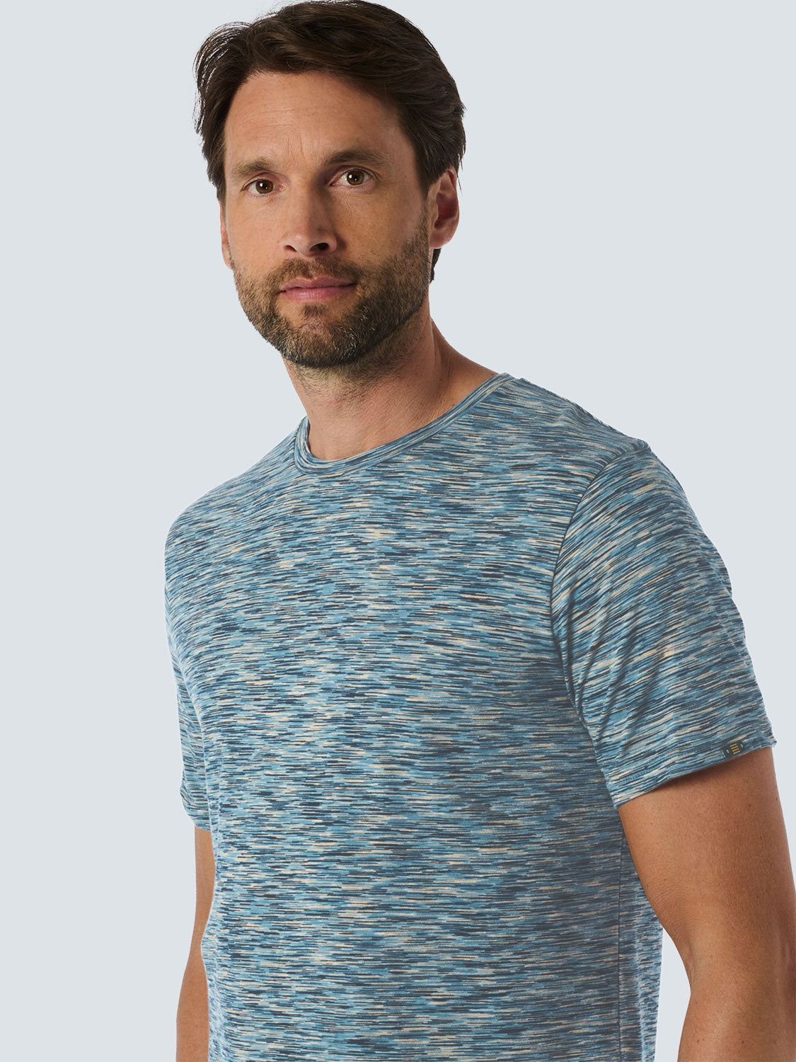 T-shirt with Vibrant Striped Print for Summerv | Cloud
