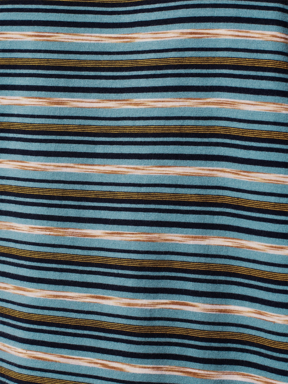 T-shirt with Round Neck and Multicolor Stripes | Cloud