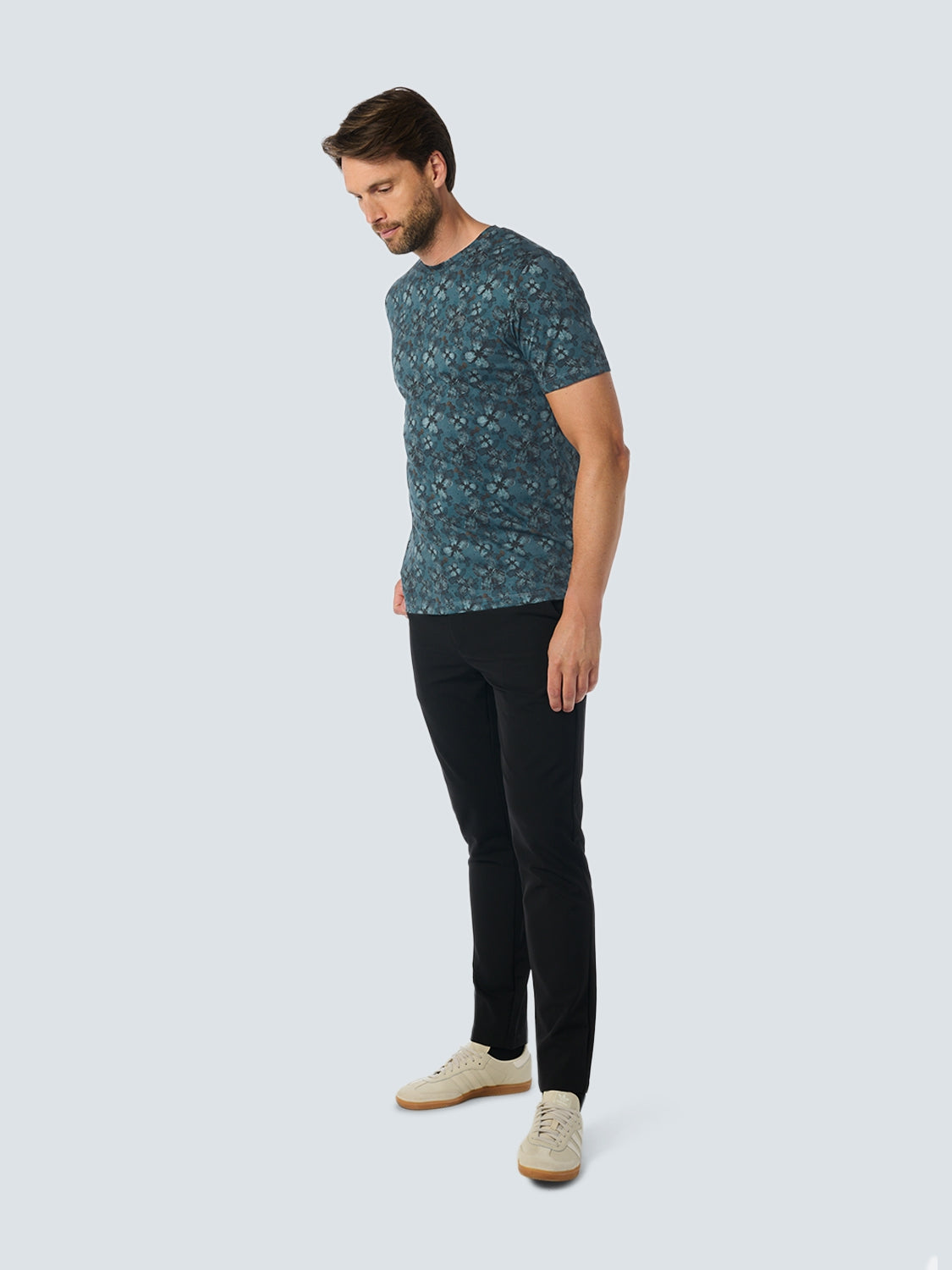 No Excess T-shirt with Floral Print for Stylish Casual Looks | Cloud