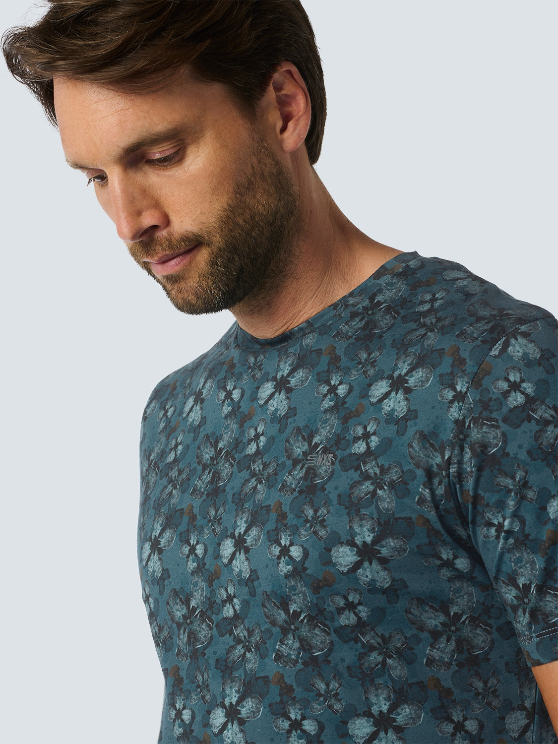 No Excess T-shirt with Floral Print for Stylish Casual Looks | Cloud