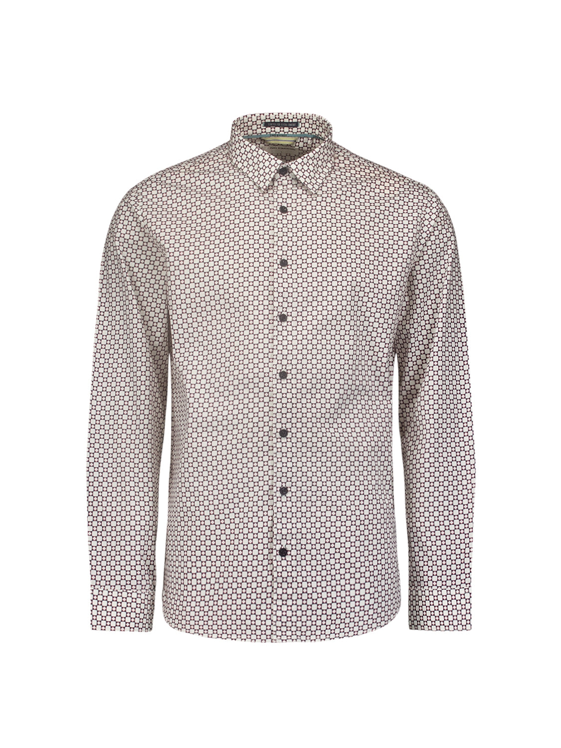 Shirt with Graphic Pattern - Stylish for Winter | White