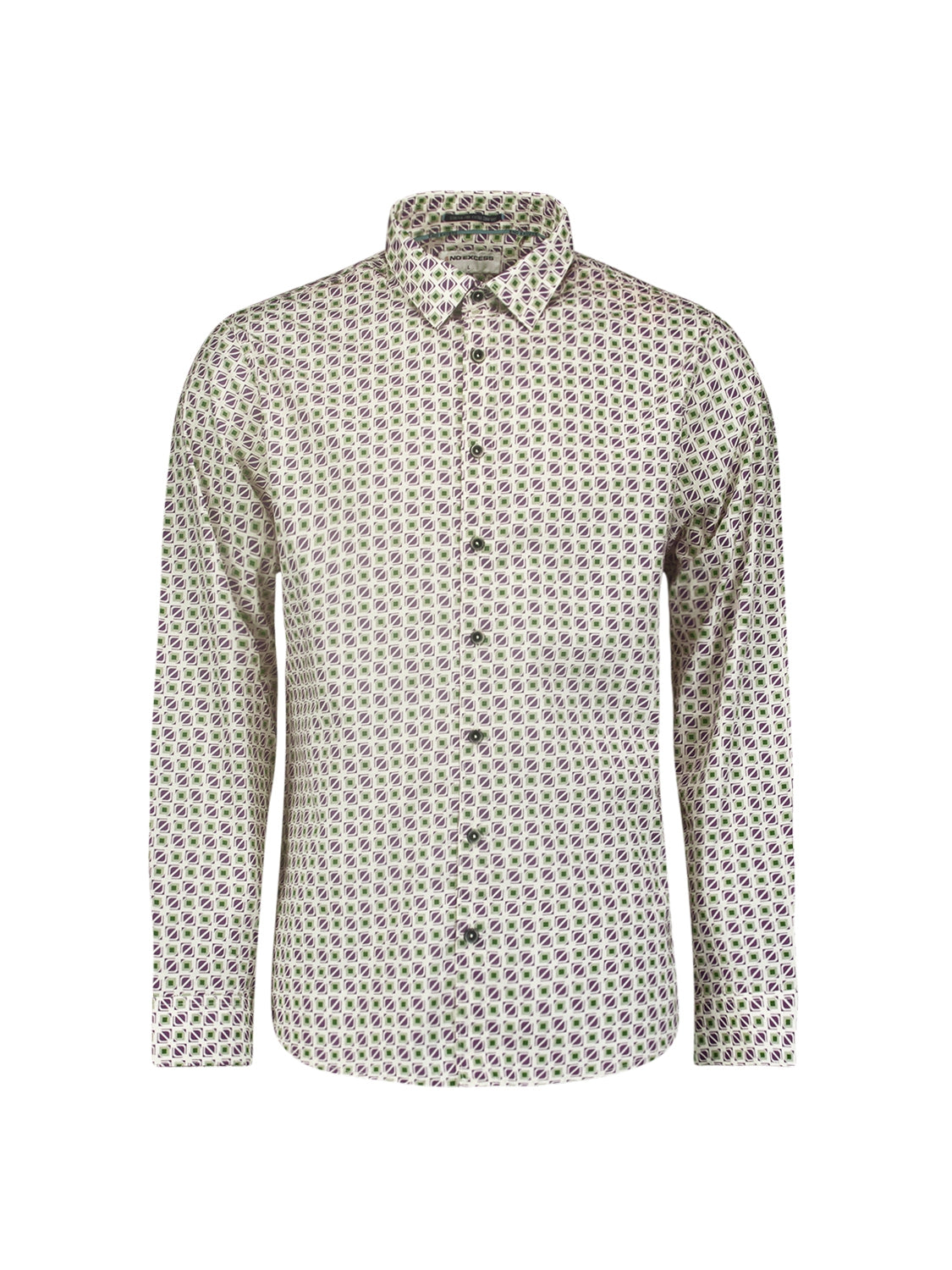 Stylish Shirt with All-Over Print - Ideal for Any Occasion | Aubergine