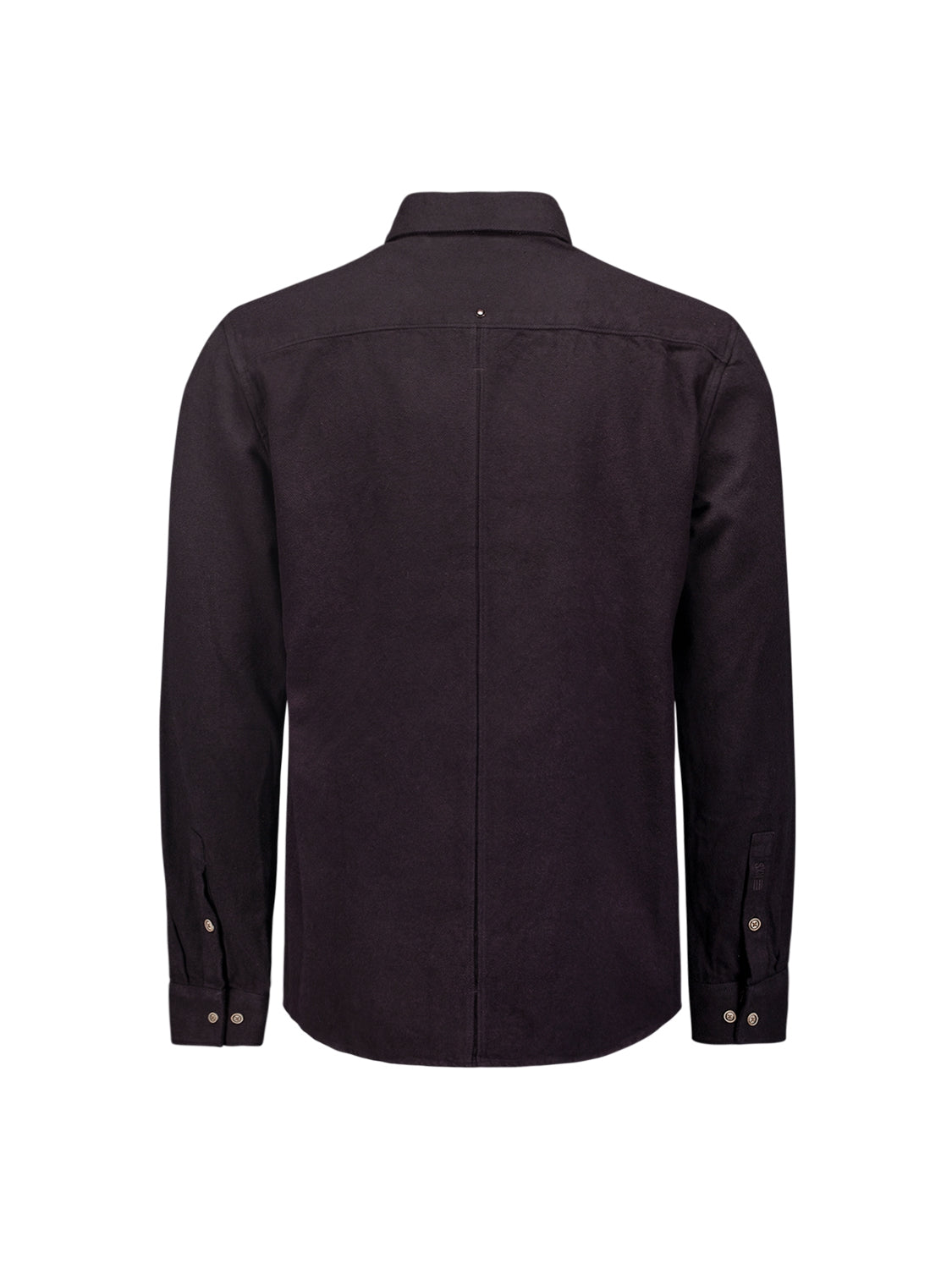 Two-Tone Twill Shirt: Style and Elegance Combined | Aubergine
