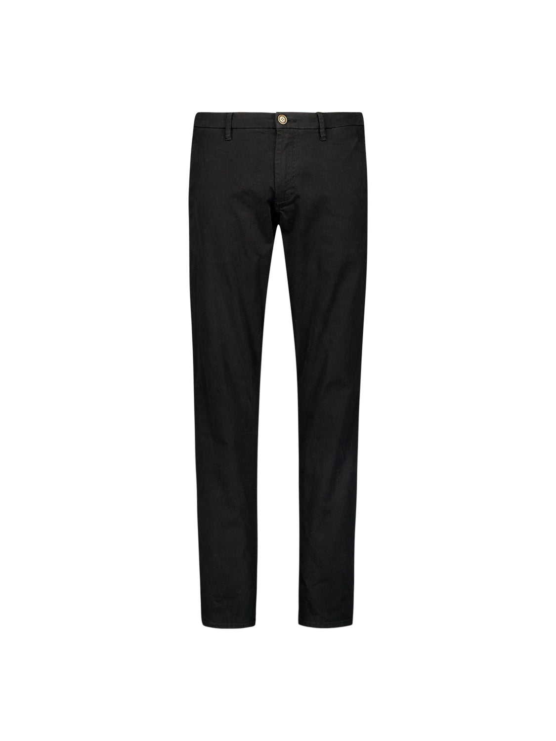 Stretch Pants with Garment Dyed Finish | Black