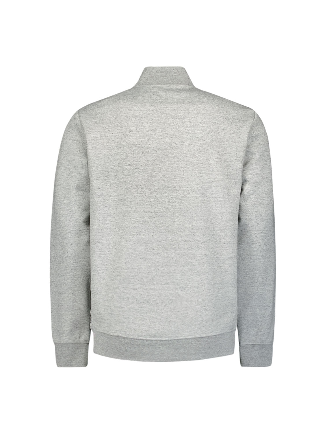 Full Zip Sweater | Grey Melange