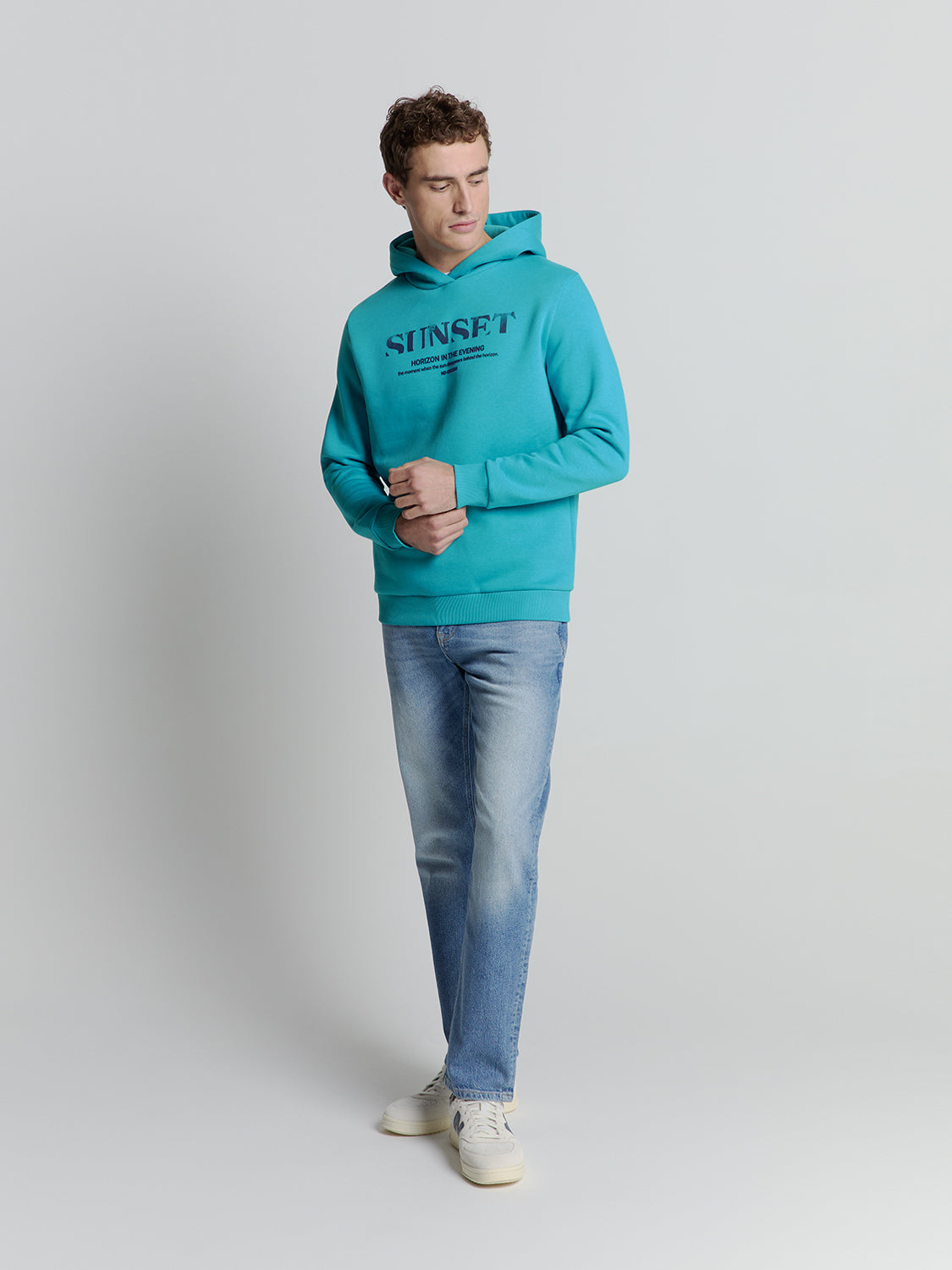 Hooded sweater | Seablue