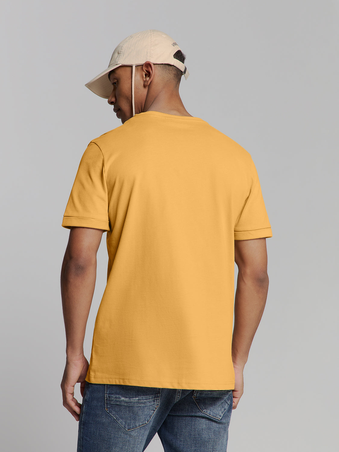 Crewneck T-Shirt | Yellow