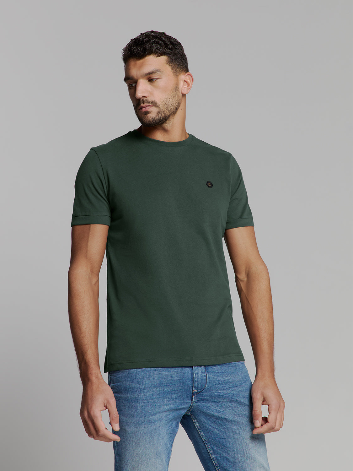 Crewneck T-Shirt | Dark Steel