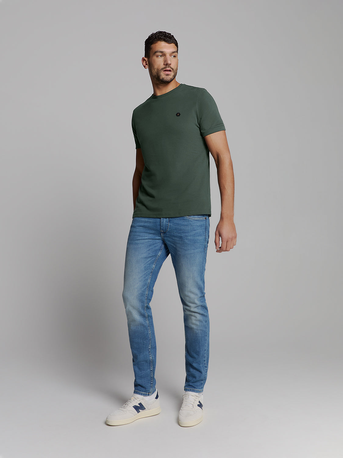 Crewneck T-Shirt | Dark Steel