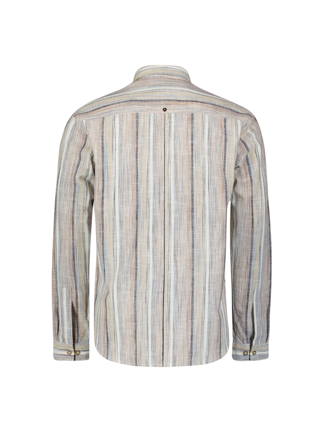Linen blend shirt | Blue