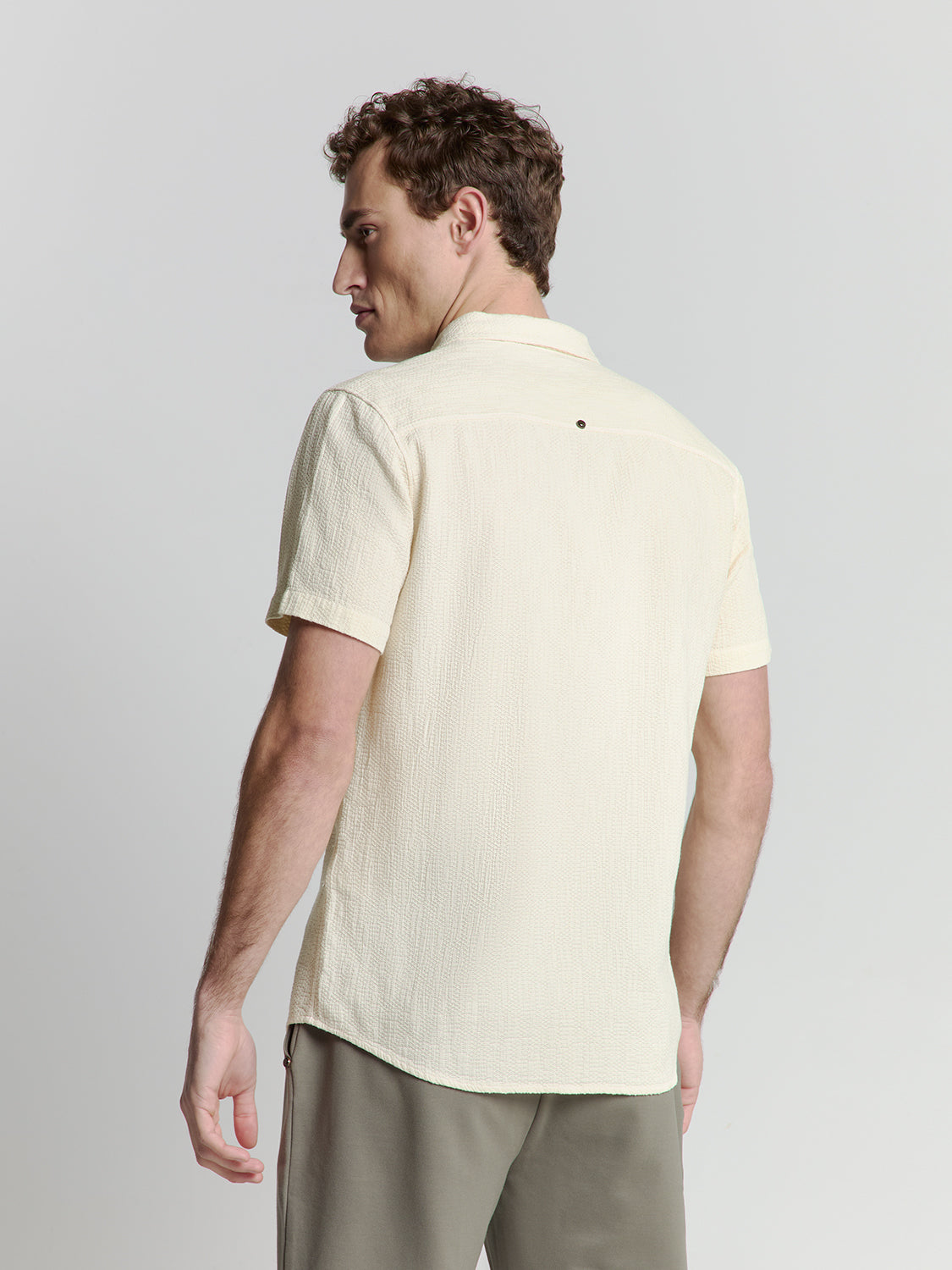 Short sleeve Shirt | Cement