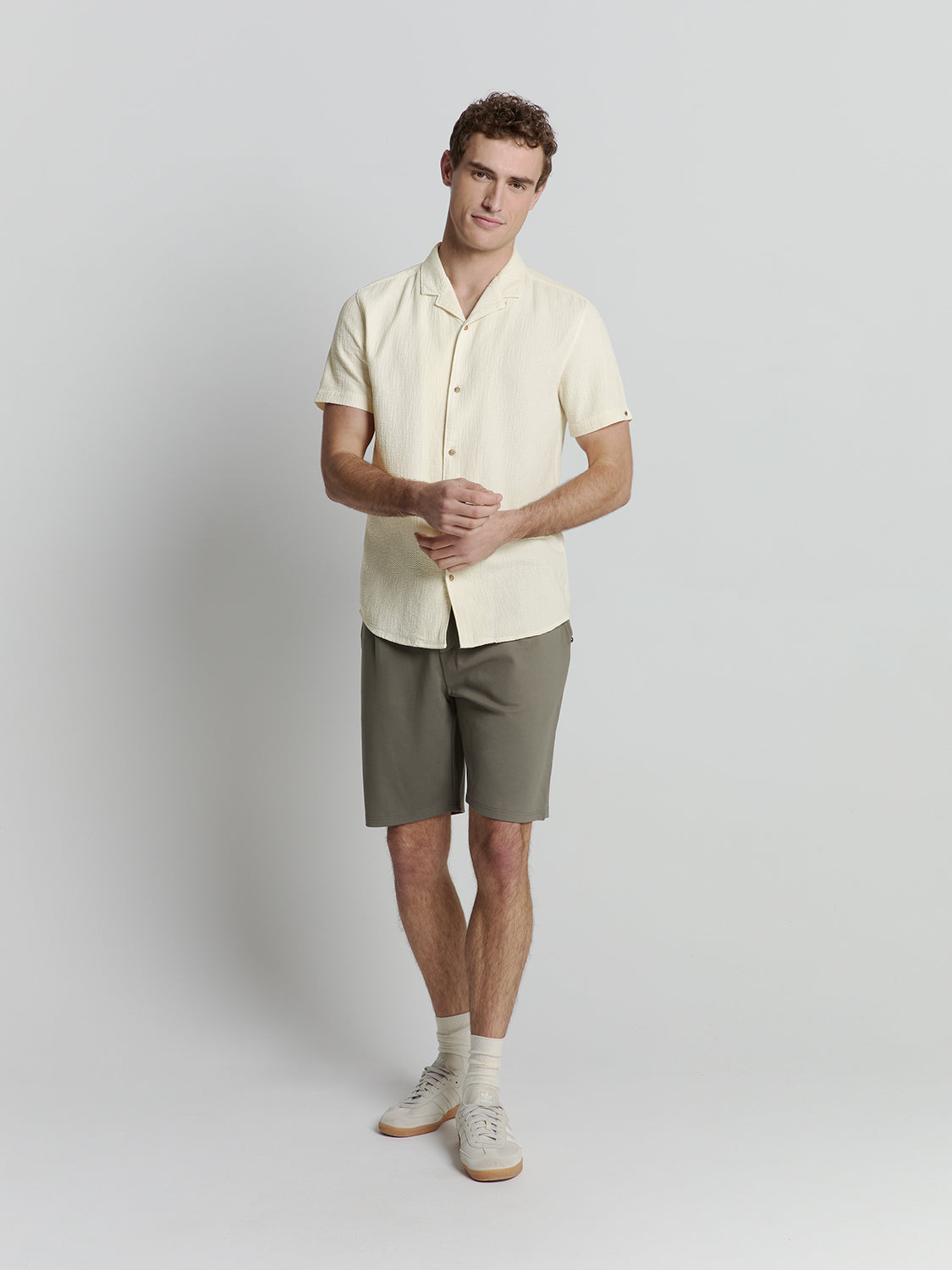 Short sleeve Shirt | Cement