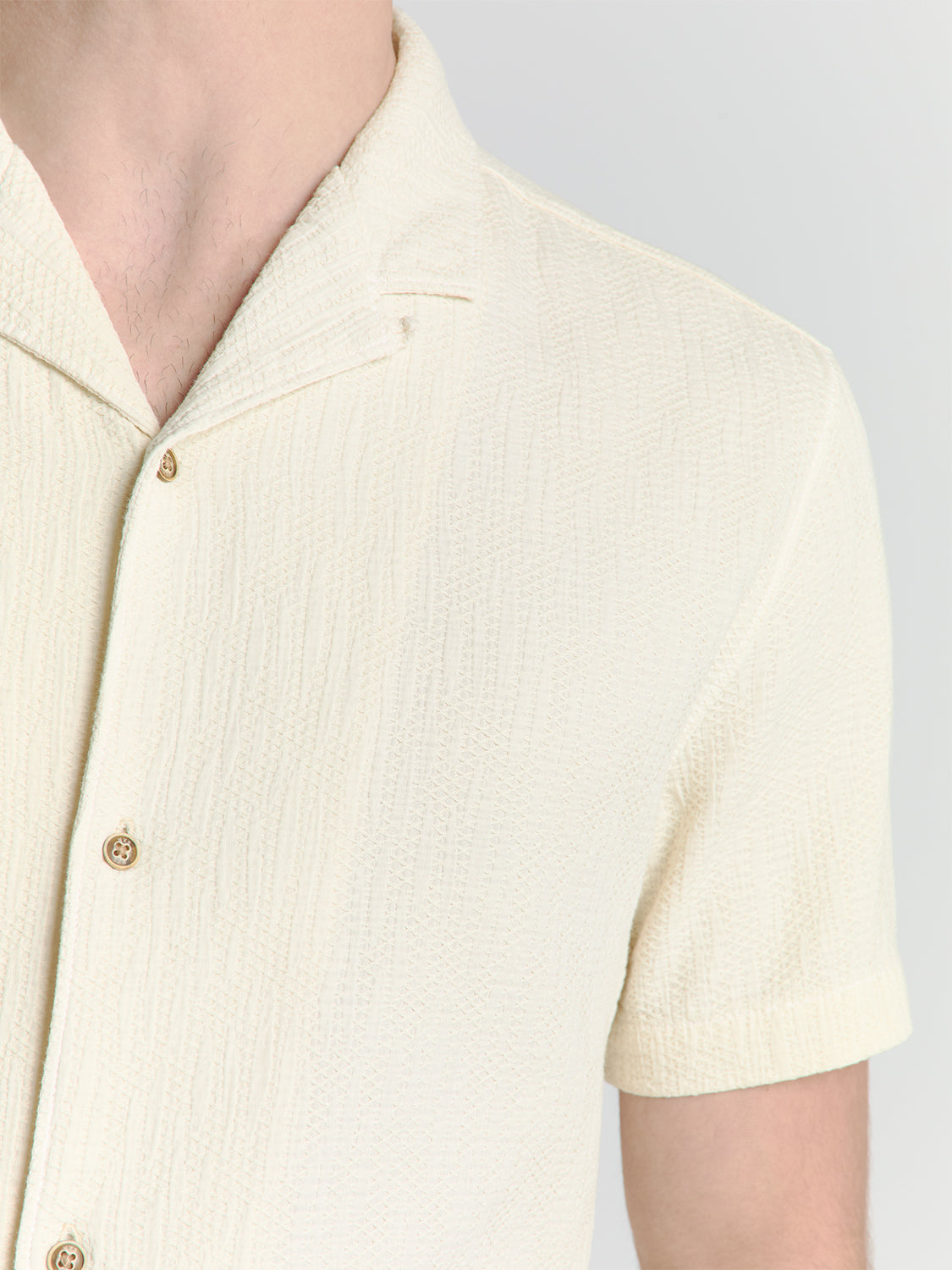 Short sleeve Shirt | Cement