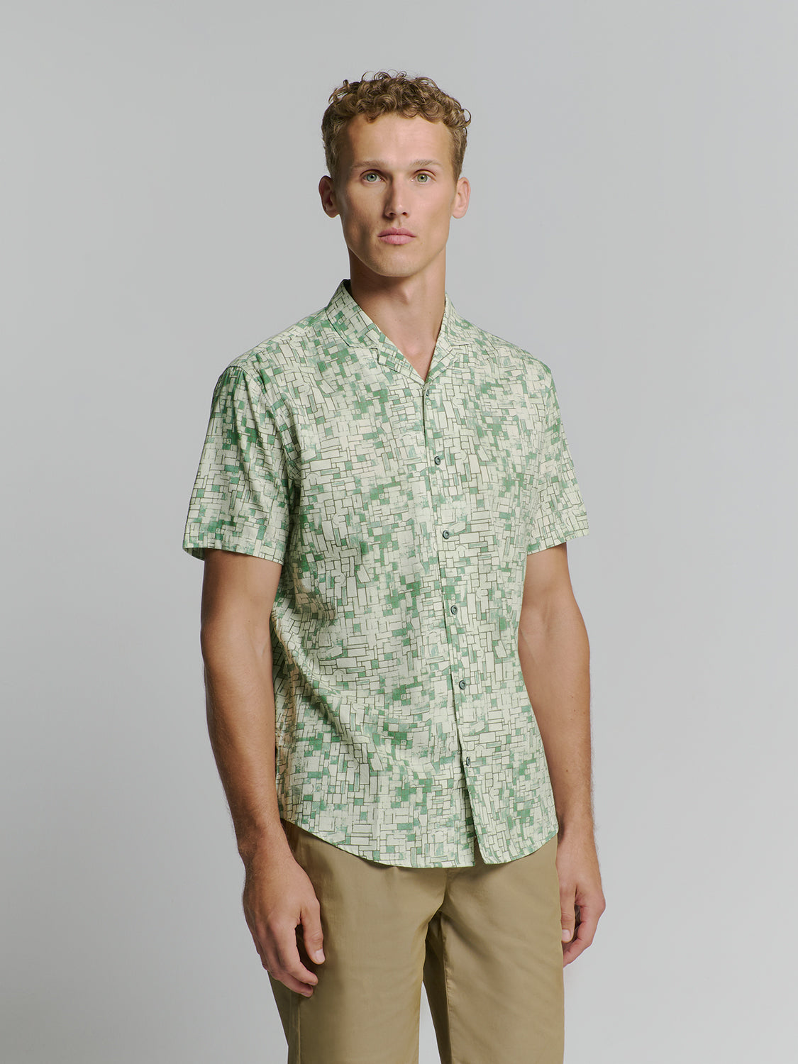 Printed shirt | Green
