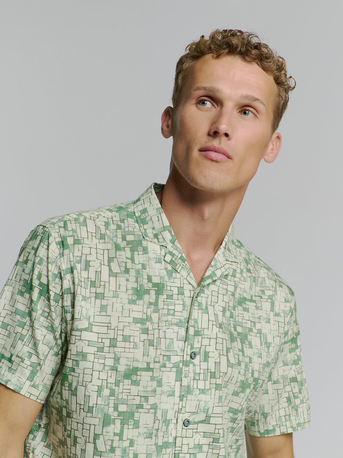 Printed shirt | Green