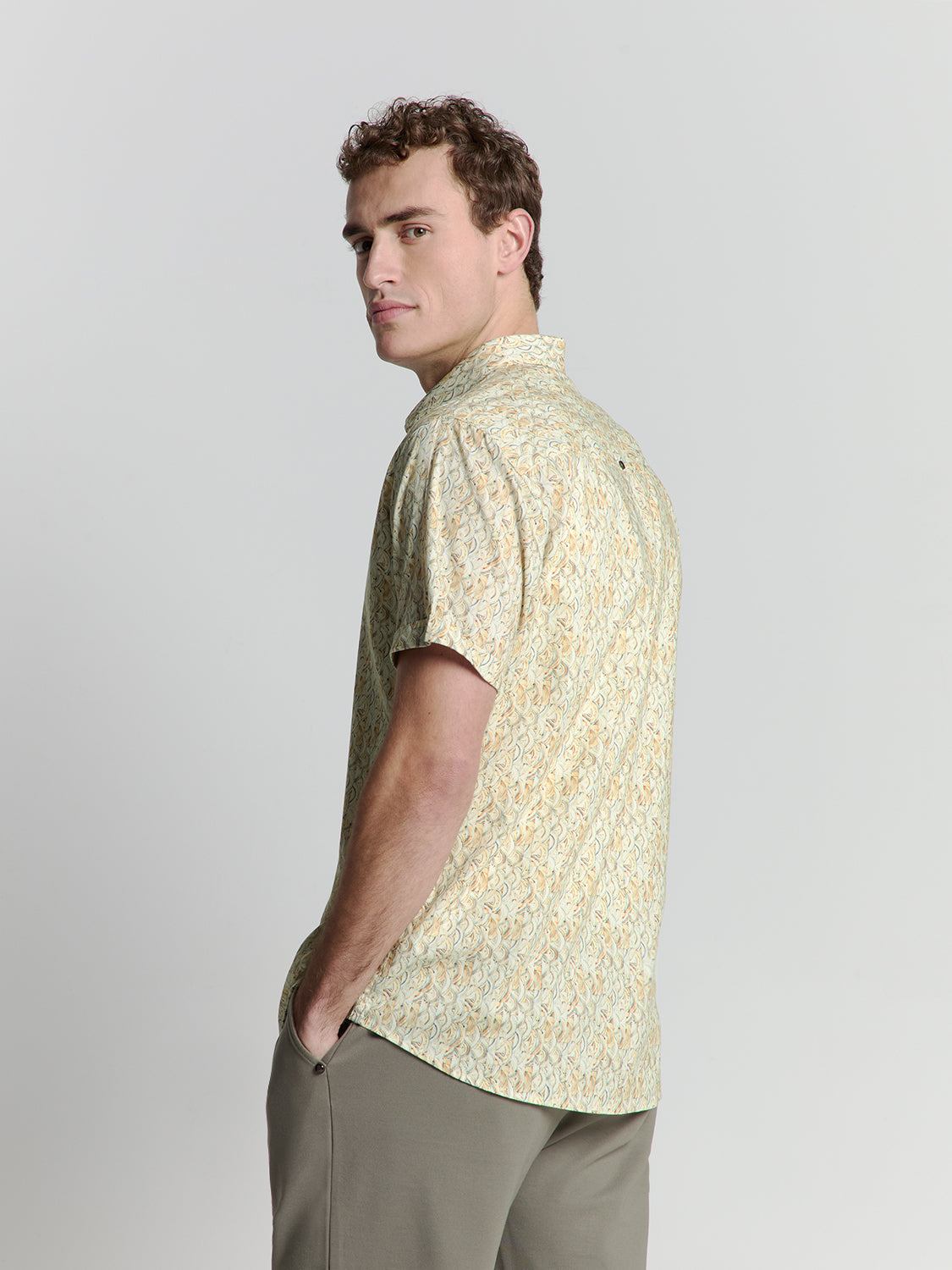 Printed shirt | Yellow