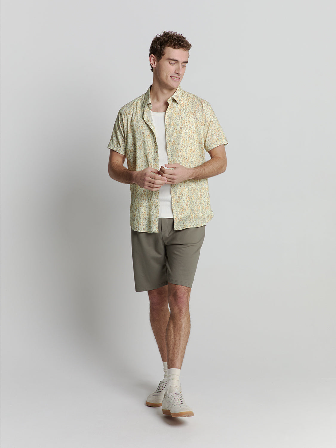 Printed shirt | Yellow